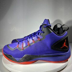 Jordan Super.Fly 2 PO Dark Concord Mens Size 12 Basketball Shoes Sneakers Violet